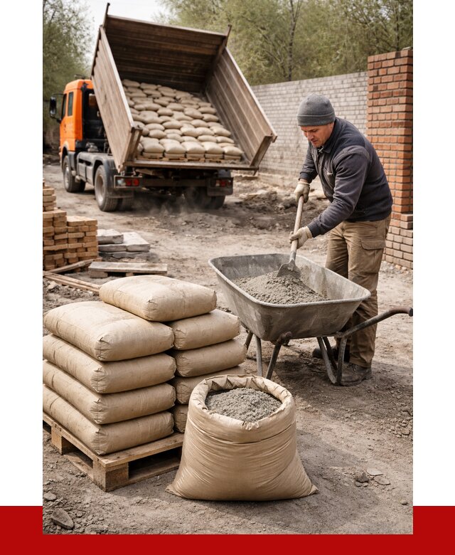 Купить сухую смесь для кладки в Лабинске от 1287 р. | ПРОНЕРУДЛбк