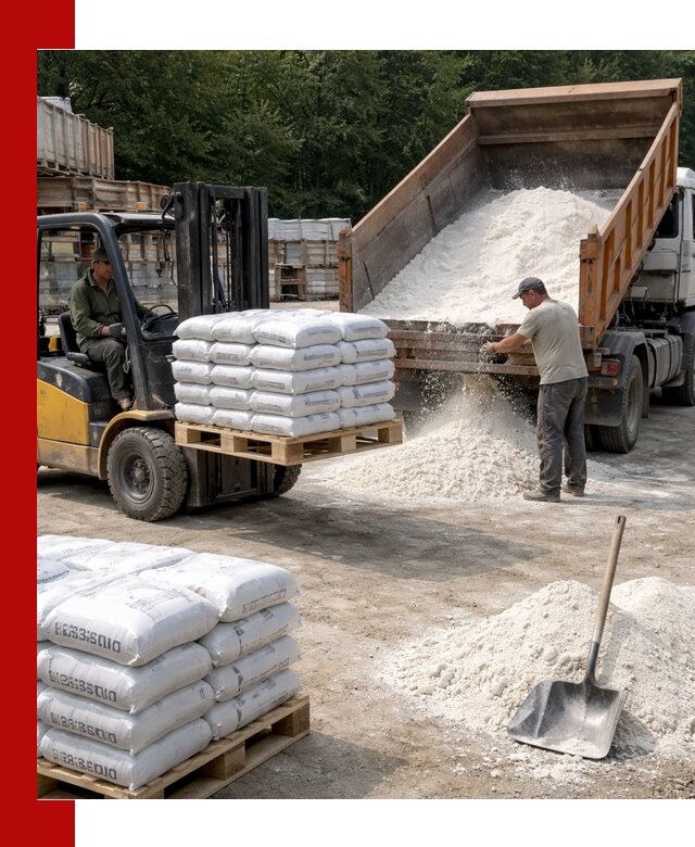 Доставка строительной извести оптом и в розницу в Лабинске