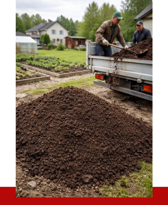 Плодородный грунт в Лабинске с доставкой от 4504 р. | ПРОНЕРУДЛбк