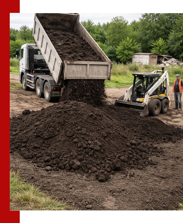 Поставка плодородной земли с доставкой самосвалом в Лабинске
