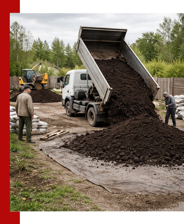Доставка качественного почвогрунта в Лабинске оптом и в розницу