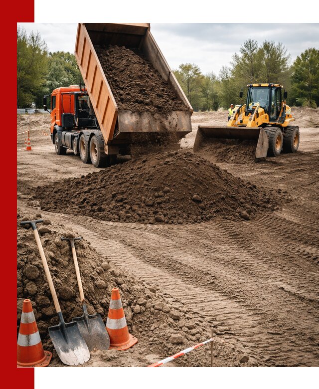 Поставка и доставка планировочного грунта в Лабинске