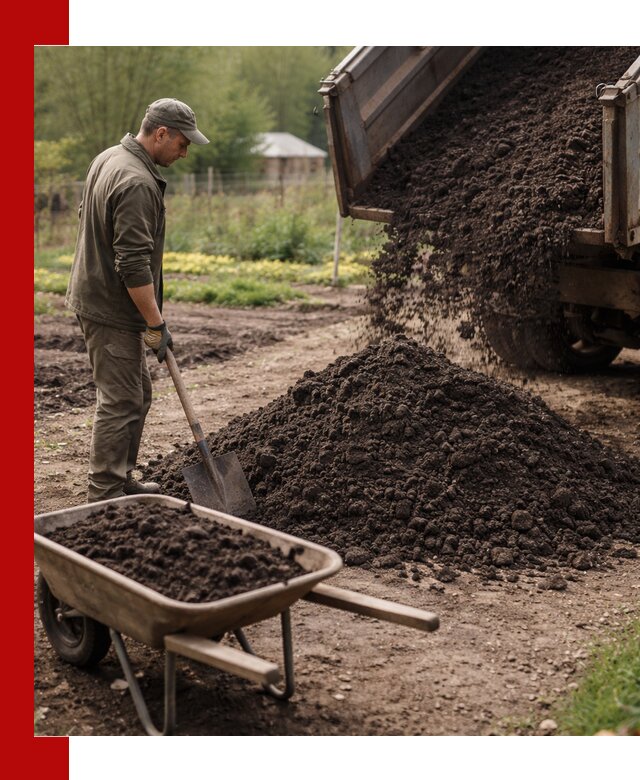 Доставка качественной земли для огорода в Лабинске