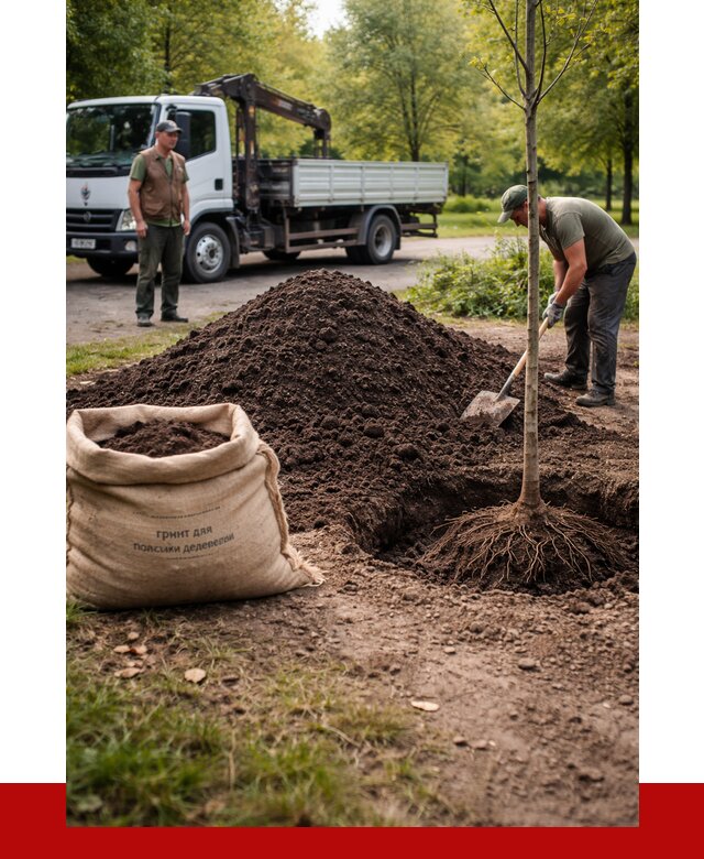 Грунт для посадки деревьев в Лабинске от 1287 р. | ПРОНЕРУДЛбк