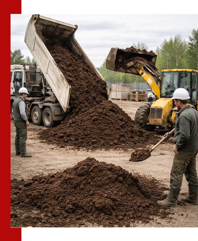 Доставка торфа оптом и в мешках в Лабинске