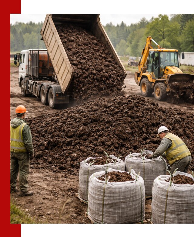 Доставка нейтрального торфа в Лабинске оптом и в розницу