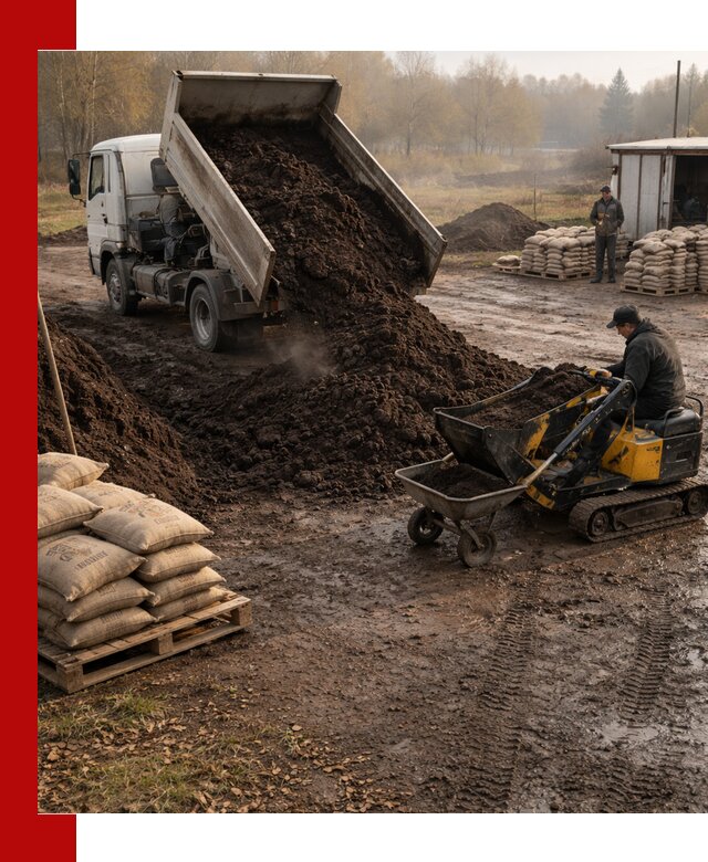 Кислый торф в доставке по выгодным ценам в Лабинске