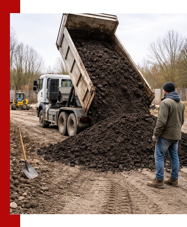 Доставка чернозема навалом в Лабинске быстро и выгодно