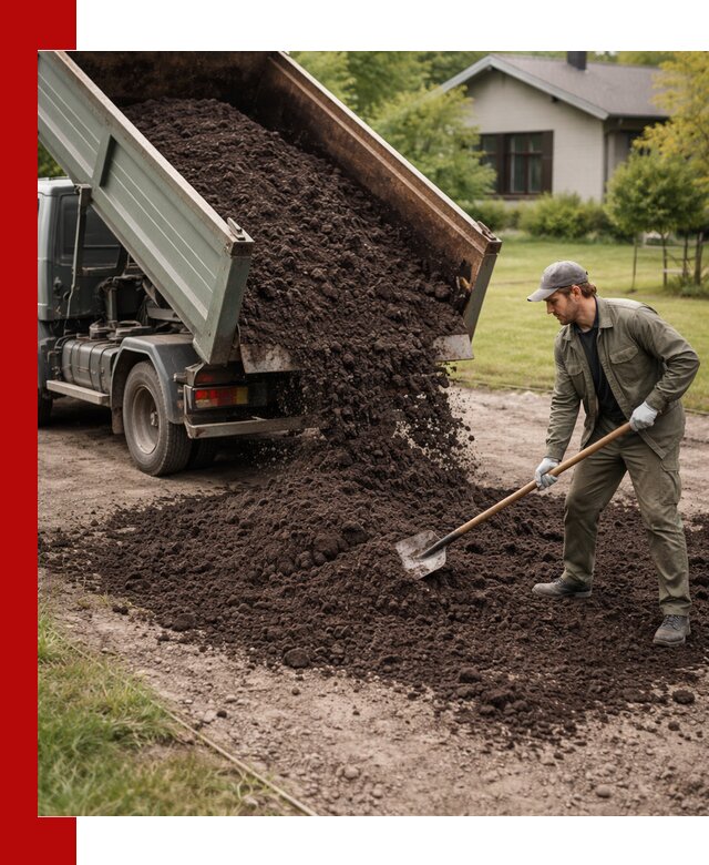 Чернозем для газона с доставкой в Лабинске быстро и качественно