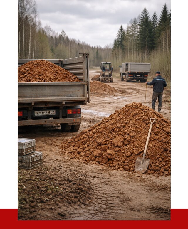 Глина и суглинки в Лабинске от 4826 р. за куб | ПРОНЕРУДЛбк