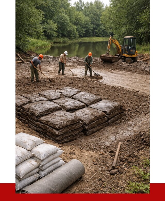 Купить глину для пруда в Лабинске от 4826 р. с доставкой | ПРОНЕРУДЛбк