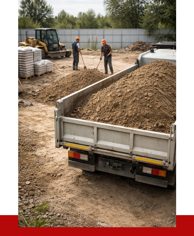 Супесь с доставкой в Лабинске от 2627 р. за куб | ПРОНЕРУДЛбк