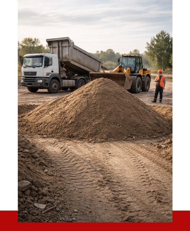 Купить песчаный грунт с доставкой в Лабинске от 4504 р. | ПРОНЕРУДЛбк