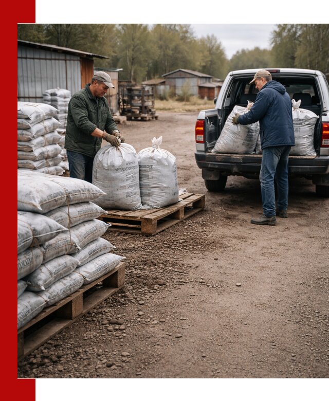 Купить конский навоз в мешках с доставкой в Лабинске