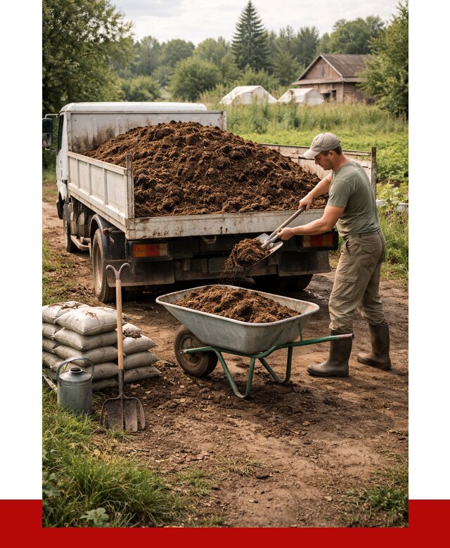 Купить коровий навоз с доставкой в Лабинске от 1930 р. | ПРОНЕРУДЛбк