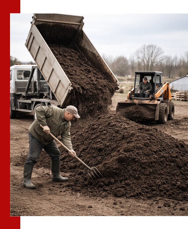 Доставка и продажа перегноя в Лабинске быстро и дешево