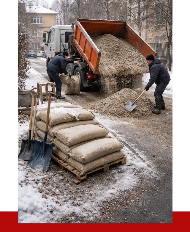 Противогололедные материалы оптом в Лабинске от 4504 р. | ПРОНЕРУДЛбк