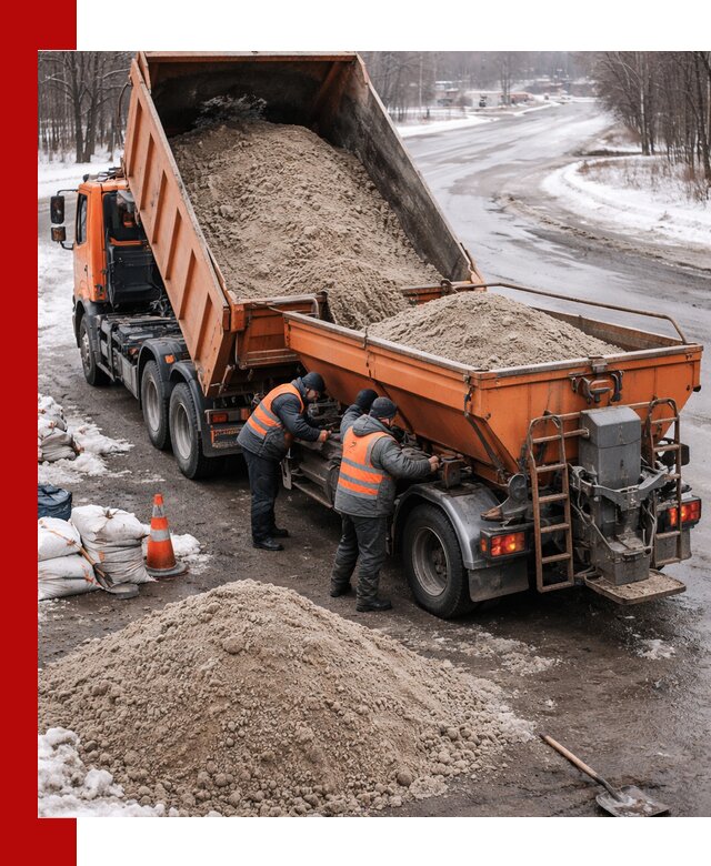 Поставка и вывоз пескосоля в Лабинске оптом и в розницу
