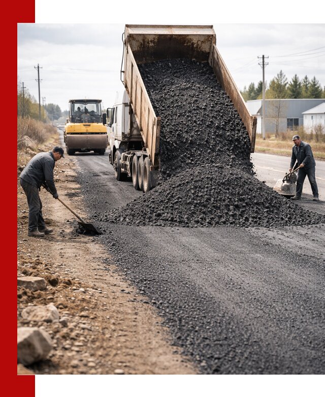 Асфальтовая крошка для дорог в Лабинске — поставка и доставка