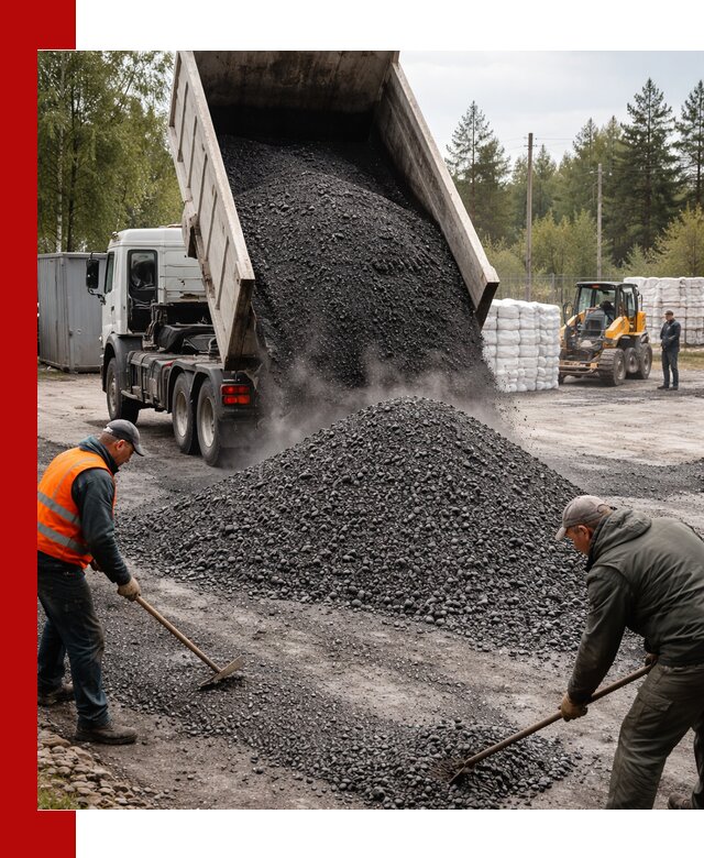 Доставка и продажа асфальтного гранулята в Лабинске