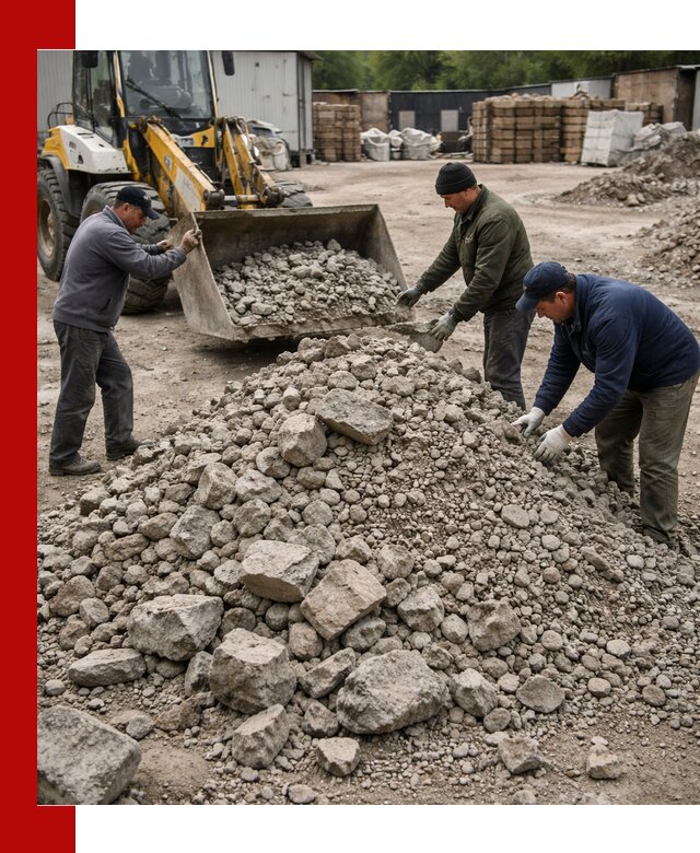 Демонтаж и вывоз бой бетона в Лабинске