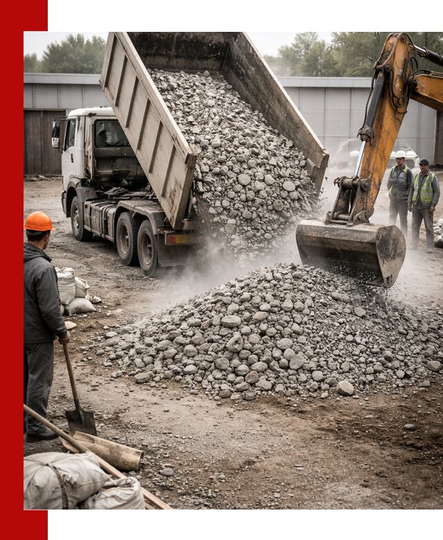 Доставка дробленого бетона в Лабинске оптом и в розницу