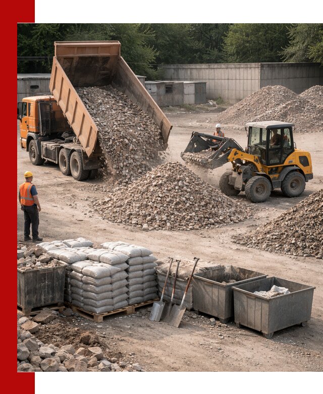 Вторичные материалы для отсыпки в Лабинске — поставка и доставка