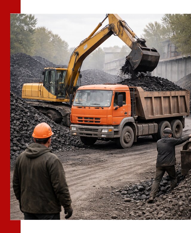 Доставка угля автотранспортом в Лабинске быстро и выгодно