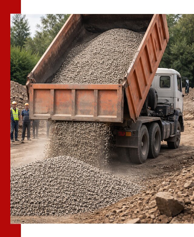 Доставка сыпучих материалов самосвалом в Лабинске быстро и надежно