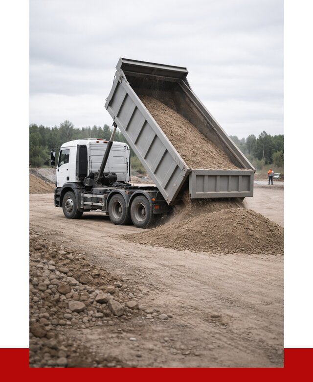 Доставка самосвалом 15 кубов в Лабинске от 6971 руб. | ПРОНЕРУДЛбк