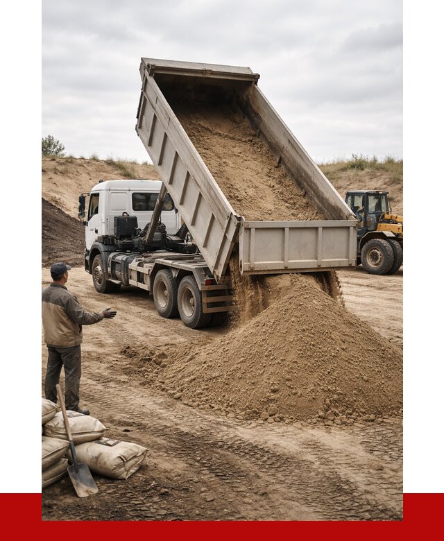 Доставка самосвалом 20 кубов в Лабинске от 8043 р. | ПРОНЕРУДЛбк