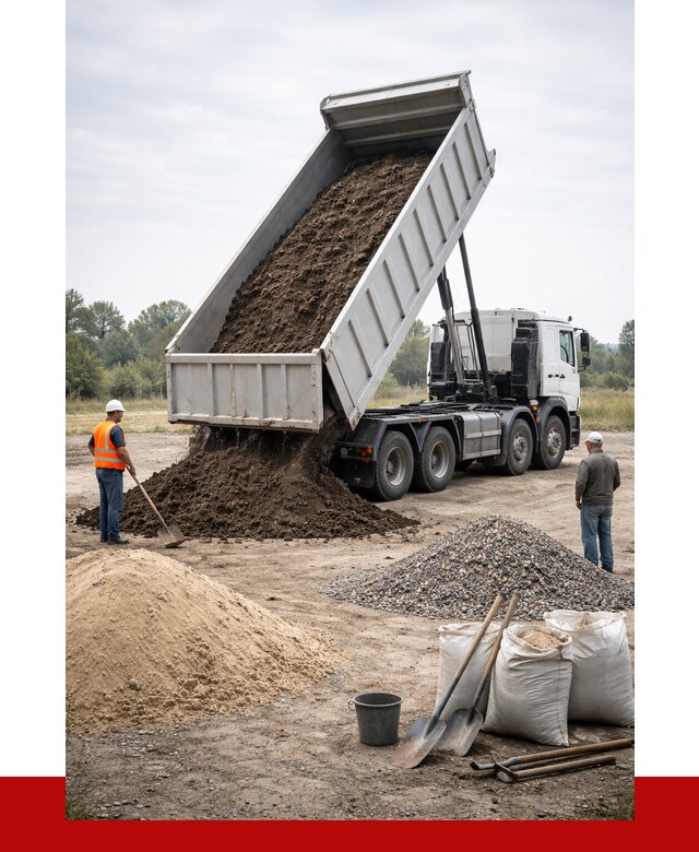 Доставка самосвалом 30 кубов в Лабинске от 9115 р. | ПРОНЕРУДЛбк