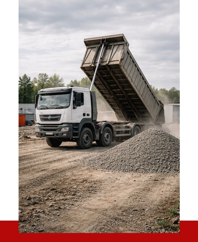 Доставка самосвалом 40 кубов в Лабинске от 9652 р. | ПРОНЕРУДЛбк