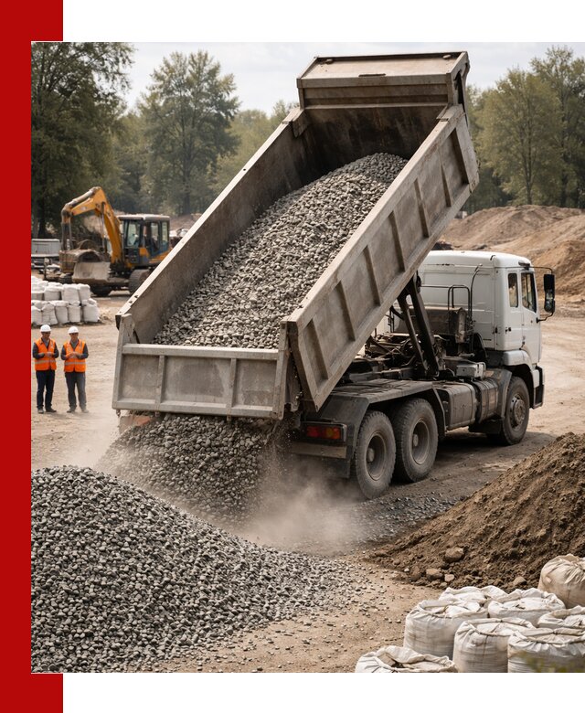 Аренда самосвала в Лабинске для доставки сыпучих и нерудных материалов