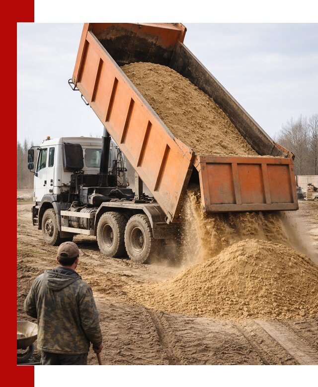 Аренда самосвала 20 тонн для перевозки грузов в Лабинске