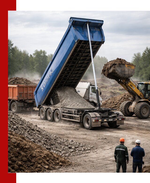 Аренда тонар 40 тонн в Лабинске с доставкой материалов