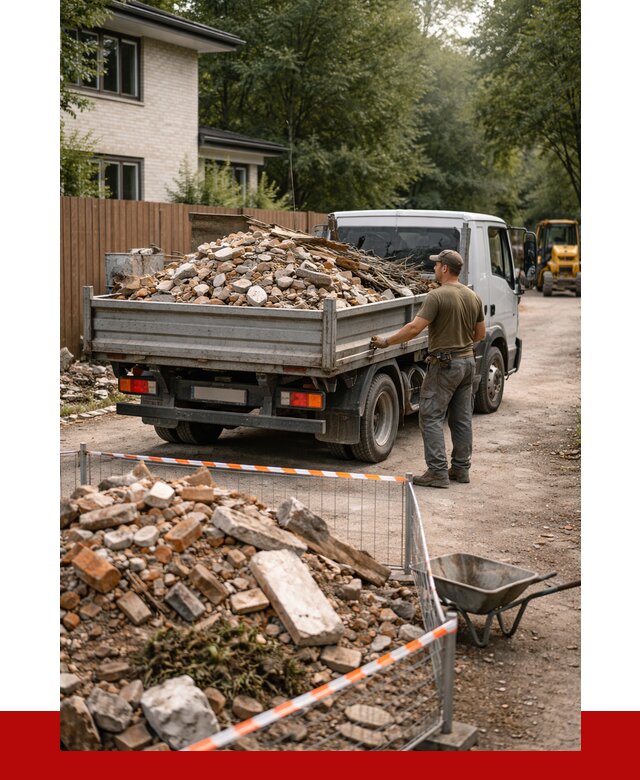 Вывоз строительного мусора с погрузкой в Лабинске от 8043 р | ПРОНЕРУДЛбк