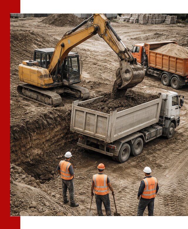 Разработка грунта для строительства и благоустройства в Лабинске