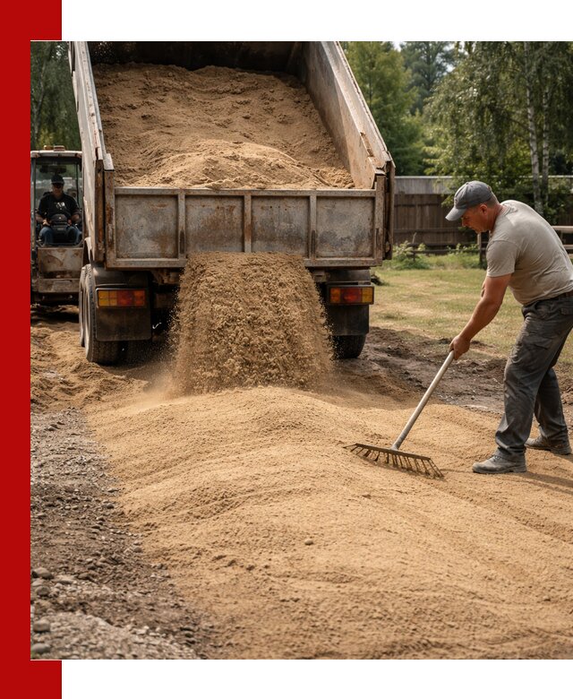 Отсыпка участка песком в Лабинске быстро и качественно
