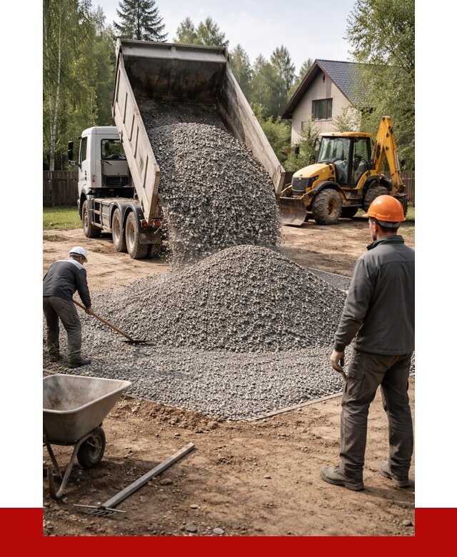 Отсыпка участка щебнем в Лабинске от 6971 р. ПРОНЕРУДЛбк